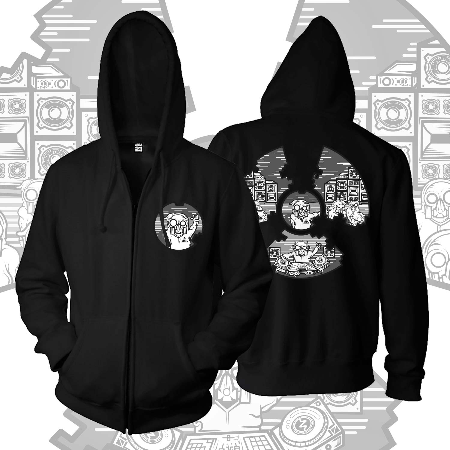 Pánská mikina se zipem Radioactive Výprodej ! +